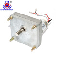 flat dc gearbox motor with low noise 12V 24V